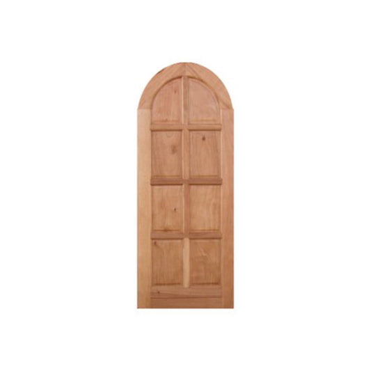 8 Panel Arched Meranti Door